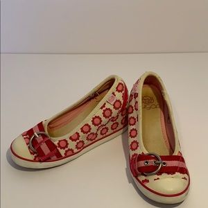 Girls Sugar Floral Wedge Shoe Size : 1